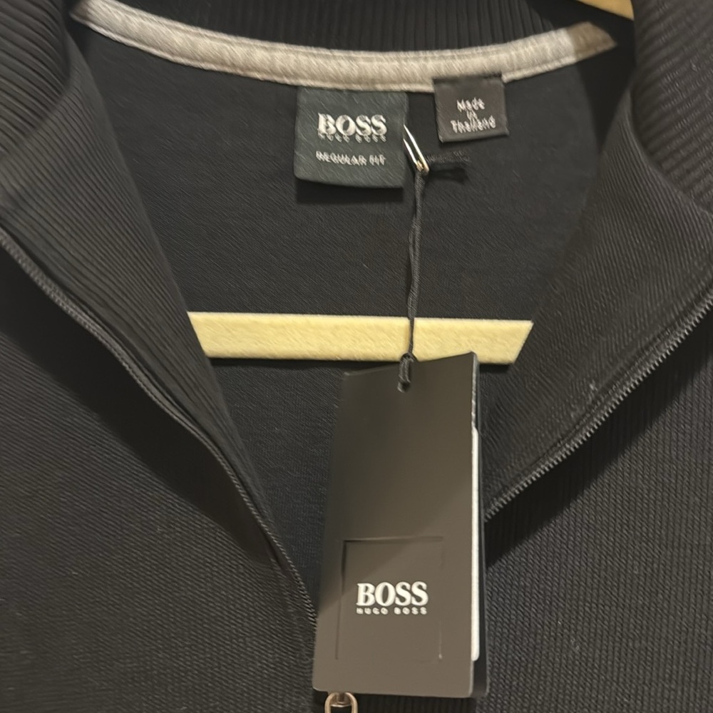 Hugo Boss Black 1/4 Zip Sweater - Picture 2 of 6
